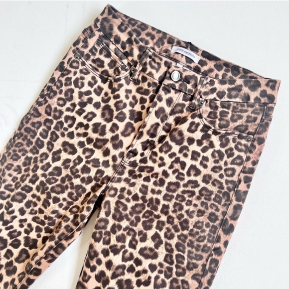 Good American High Rise Leopard Print Jeans Size 27 Size 4 Women’s - Picture 4 of 8